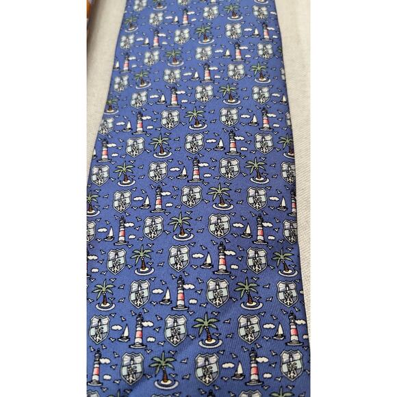 Lot Of 5 Meeting Street, M Kors, Vineyard Vines 100% Silk Neck Ties- Bright Fun! - Picture 3 of 14